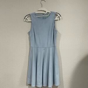 CECE Cynthia Steffe Dress Blue Fit and Flare Skater Dress Size 0